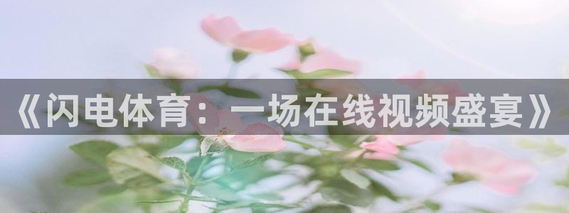 《闪电体育：一场在线视频盛宴》
